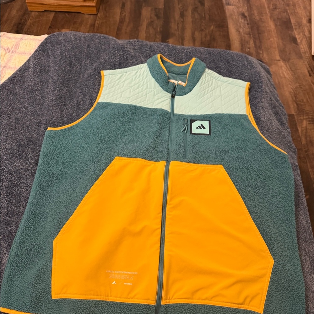Adidas Adicross Blue Quilted Vest